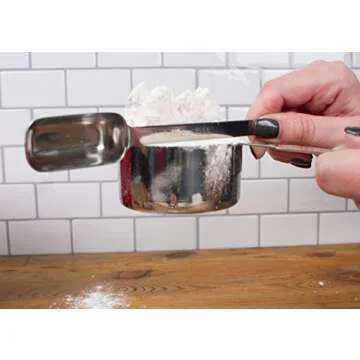 Durable Stainless Steel Measuring Cups Set - 5 Pieces