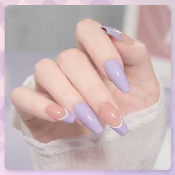 GAOY Pastel Purple Gel Nail Polish for Stunning Manicures