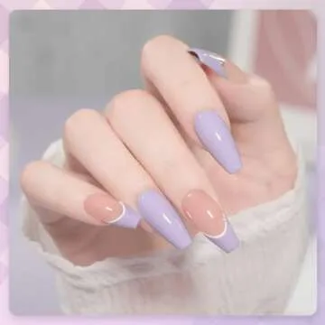 GAOY Pastel Purple Gel Nail Polish for Stunning Manicures
