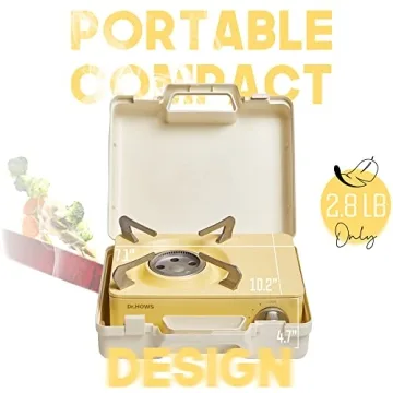 Dr.HOWS Twinkle Mini Camping Stove - Portable Butane Cooking