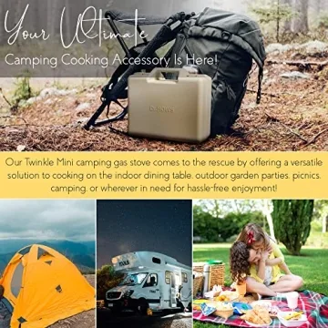 Dr.HOWS Twinkle Mini Camping Stove - Portable Butane Cooking