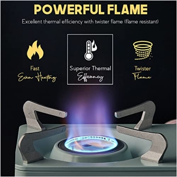 Dr.HOWS Twinkle Mini Camping Stove - Portable Butane Cooking