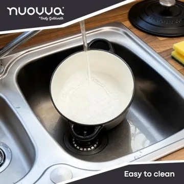 Enamelled Cast Iron Dutch Oven - 2.1 Quart by Nuovva