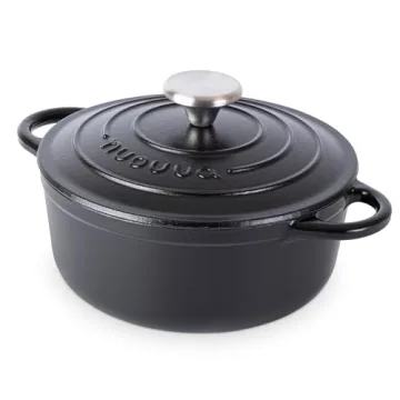 Enamelled Cast Iron Dutch Oven - 2.1 Quart by Nuovva
