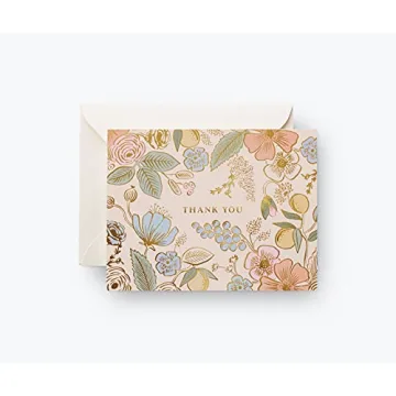 Elegant Colette Thank You Card Boxed Set by Rifle Paper