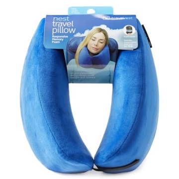 Travelrest Nest Memory Foam Travel Pillow for Lasting Comfort and Support