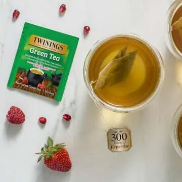 Twinings Green Tea with Pomegranate Raspberry Strawberry