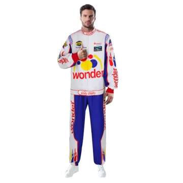 XIOLKI Ricky Bobby Jumpsuit Set Talladega Nights Clothing Suitable for Adults and Children (Aldult-L...
