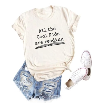 All The Cool Kids Are Reading Shirt for Teachers and Book Lovers
