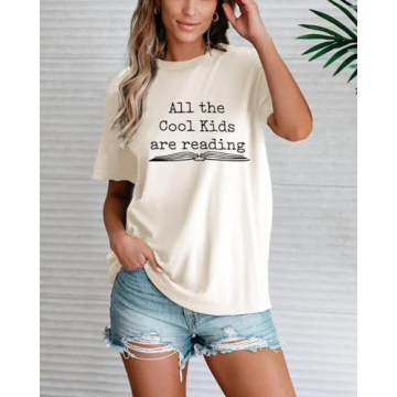 All The Cool Kids Are Reading Shirt for Teachers and Book Lovers