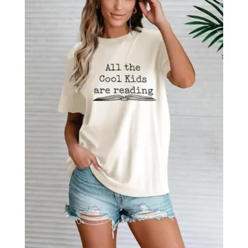 All The Cool Kids Are Reading Shirt for Teachers and Book Lovers