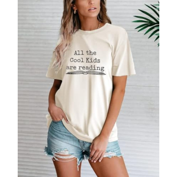 All The Cool Kids Are Reading Shirt for Teachers and Book Lovers