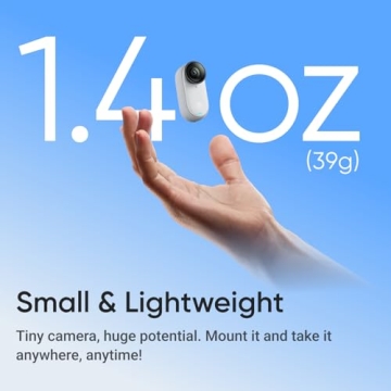 Insta360 GO 3S 4K Tiny Vlogging Camera with Hands-Free Mount