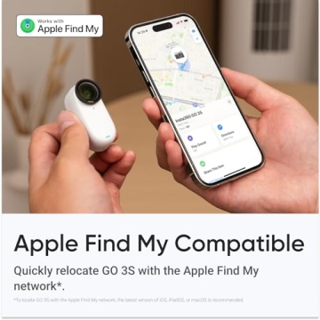 Insta360 GO 3S 4K Tiny Vlogging Camera with Hands-Free Mount