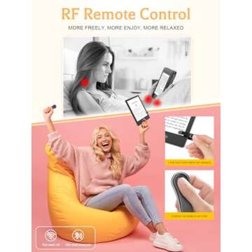 Aborvate Kindle RF Remote Page Turner – Effortless Reading & Control