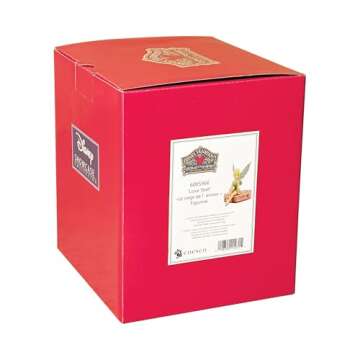 Enesco Disney Traditions by Jim Shore Peter Pan Tinker Bell Sitting on Heart Figurine, 5 Inch, Multicolor