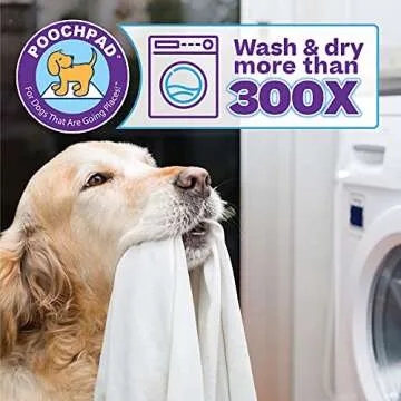 PoochPad Original Washable, Reusable Potty Pad (Medium) - Unmatched Odor Control, Leakproof Puppy Training Pee Pad