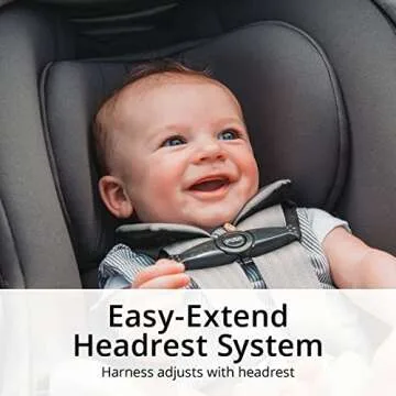 Chicco KeyFit 35 Zip ClearTex Infant Car Seat and Base - Rear-Facing for 4-35 lbs Infants, With Head/Body Support, Zip Shield, Compatible with Chicco Strollers