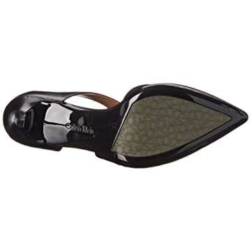 Calvin Klein Women's Gella Dress Pump, Black Leather, 5 M US