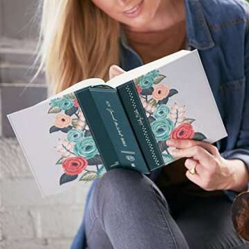 KJV Large Print Bible, Journal the Word, Reflect, Journal or Create Art Next to Your Favorite Verses (Green Cloth Over Board, Red Letter, Comfort Print: King James Version)