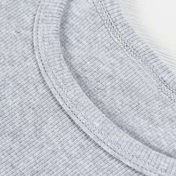 Artfish Women's Sleeveless Fitted Crop Tank Top