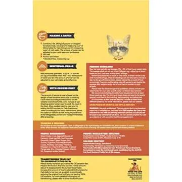 EZComplete Raw Cat Food or Cooked Premix/Meal Completer/Supplement - Make a Homemade Cat Food Diet. All Natural, Grain Free, Human Grade, Species Appropriate (225g/7.9oz Small)