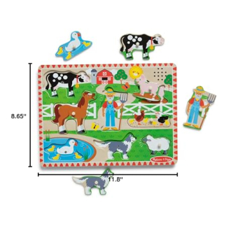Melissa & Doug Musical Puzzle for Toddlers Ages 2-5