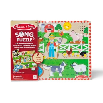 Melissa & Doug Musical Puzzle for Toddlers Ages 2-5
