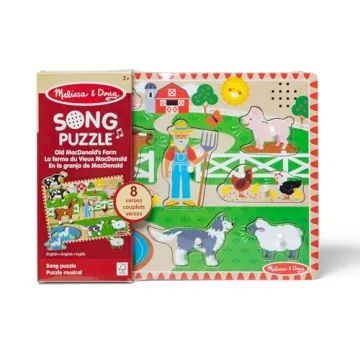 Melissa & Doug Musical Puzzle for Toddlers Ages 2-5