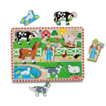 Melissa & Doug Musical Puzzle for Toddlers Ages 2-5