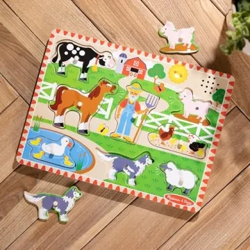 Melissa & Doug Musical Puzzle for Toddlers Ages 2-5