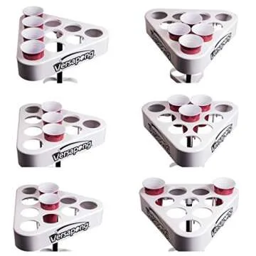 Portable Beer Pong Table/Tailgate Game with Backpack Carry Case and Balls
