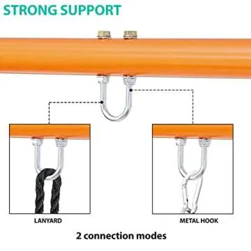 Durable SUPER DEAL Swing Stand with 440lbs Capacity