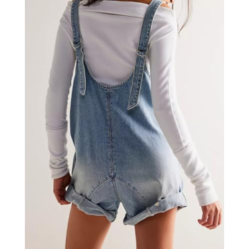 RIVSAK Overall Shorts - Versatile Summer Rompers for Women