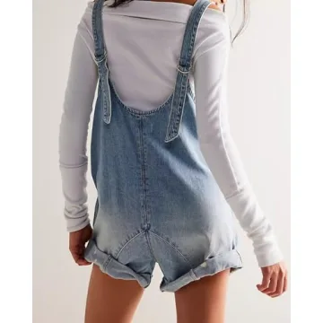 RIVSAK Overall Shorts - Versatile Summer Rompers for Women