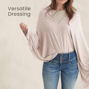 Konssy Nursing Cover - Stylish & Practical Breastfeeding Solution