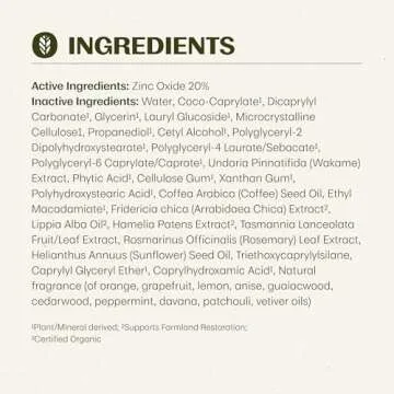 Thrive Natural Mineral Face Sunscreen