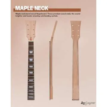 Leo Jaymz DIY Electric Guitar Kit with Mahogany Body