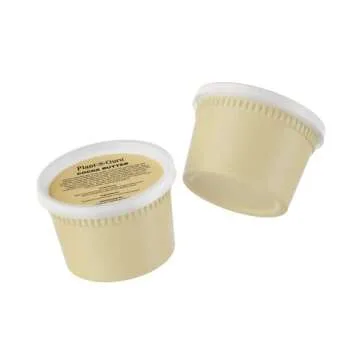 Raw Cocoa Butter 14.5 oz. 100% Pure Natural Unrefined FOOD GRADE Arriba Nacional Cacao Bean, Great For Chocolate Making, Soap, Lip Balm and Moisturizer For DIY Body Butters