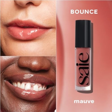 Hydrating High-Shine Lip Gloss Oil - Saie Glossybounce