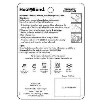 HeatnBond UltraHold Iron-On Fabric Adhesive - 10 Yards