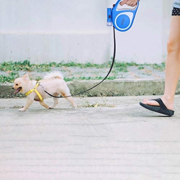 UPSKY Retractable Dog Leash with Flashlight 16ft for Small Dogs