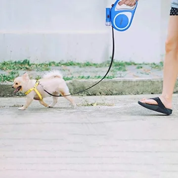 UPSKY Retractable Dog Leash with Flashlight 16ft for Small Dogs