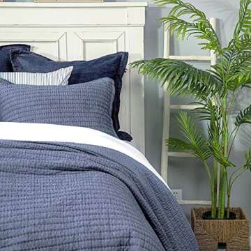 Chambray Quilts - Lightweight Cotton Bedding Collection
