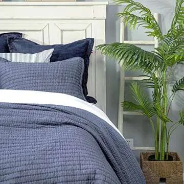 Chambray Quilts - Lightweight Cotton Bedding Collection