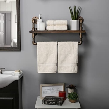 Superior Egyptian Cotton Pile Hand Towel Set of 4, Ultra Soft Luxury Towels, Thick Plush Essentials, Absorbent Heavyweight, Guest Bath, Hotel, Spa, Home Bathroom, Shower Basics, Cream