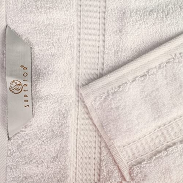 Superior Egyptian Cotton Pile Hand Towel Set of 4, Ultra Soft Luxury Towels, Thick Plush Essentials, Absorbent Heavyweight, Guest Bath, Hotel, Spa, Home Bathroom, Shower Basics, Cream