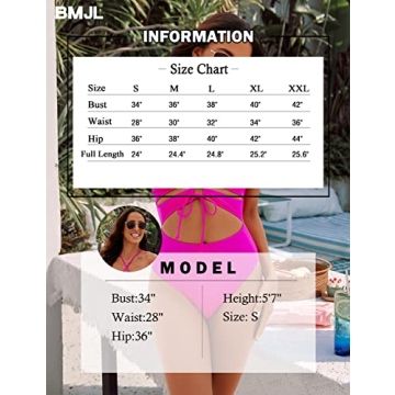 BMJL Women's Sexy Neon One Piece Cutout Swimsuit