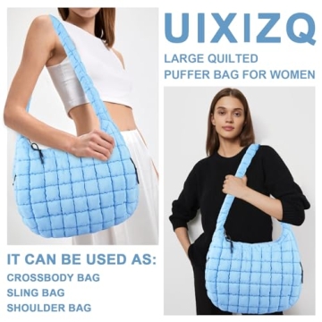 Stylish Quilted Puffer Tote Bag for Everyday Use