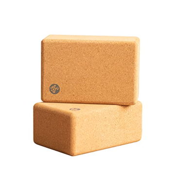Manduka Yoga Cork Block - Eco-Friendly and Supportive Yoga Prop